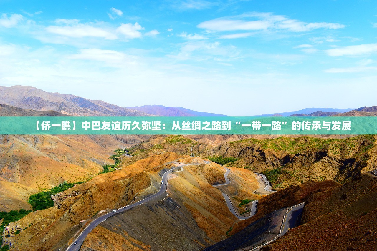 【侨一瞧】中巴友谊历久弥坚：从丝绸之路到“一带一路”的传承与发展