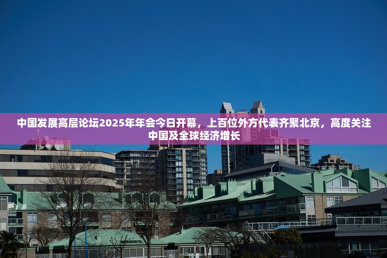中国发展高层论坛2025年年会今日开幕，上百位外方代表齐聚北京，高度关注中国及全球经济增长