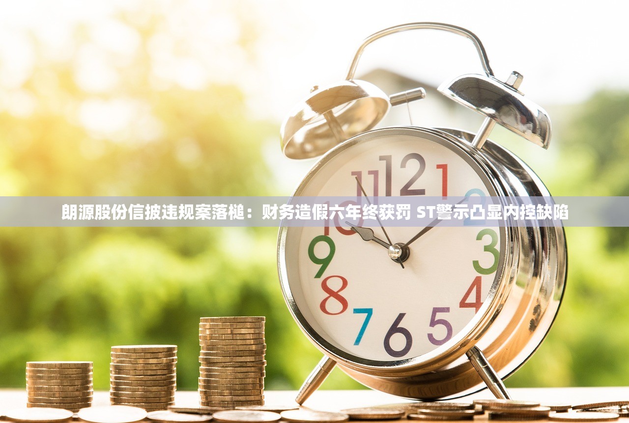朗源股份信披违规案落槌：财务造假六年终获罚 ST警示凸显内控缺陷