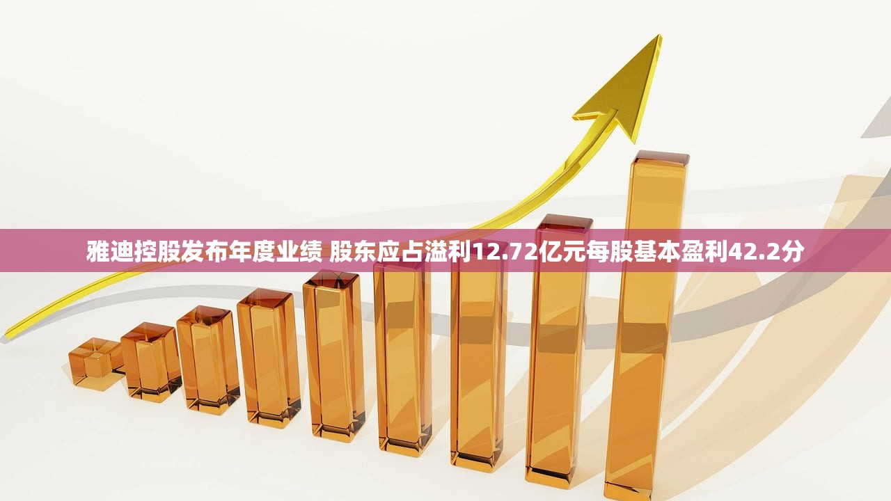 雅迪控股发布年度业绩 股东应占溢利12.72亿元每股基本盈利42.2分