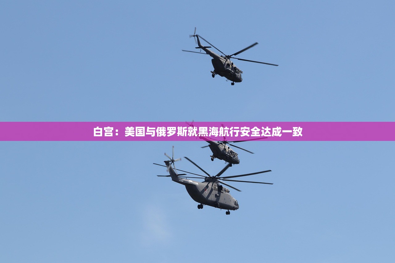 白宫：美国与俄罗斯就黑海航行安全达成一致