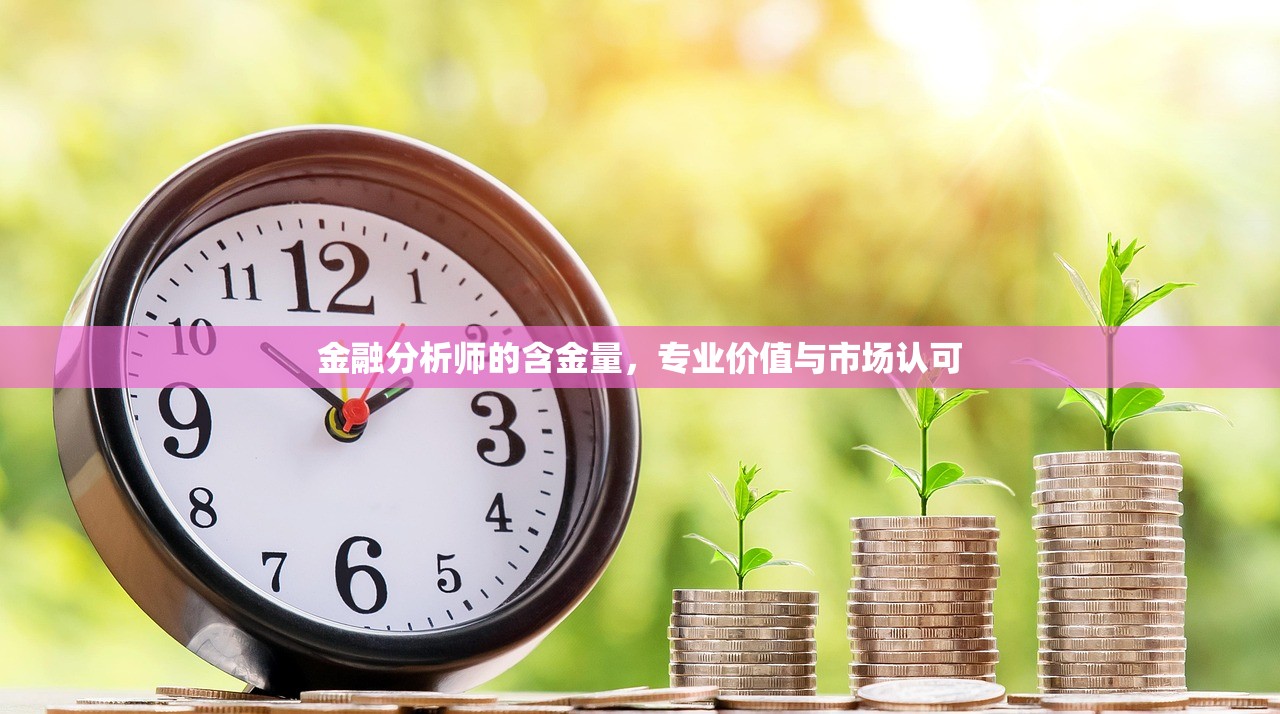金融分析师的含金量，专业价值与市场认可