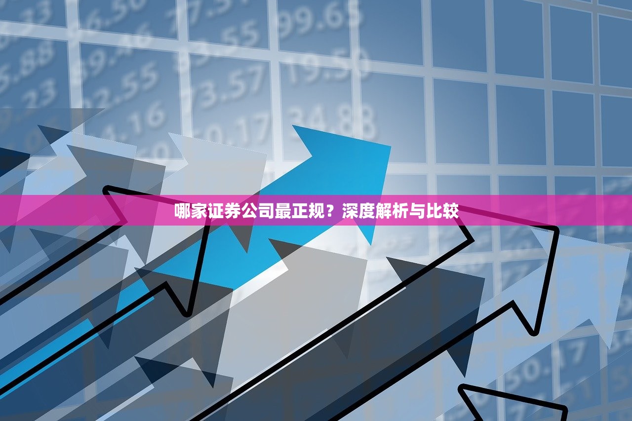 哪家证券公司最正规?深度解析与比较 哪家证券公司最正规?深度解析与比较
