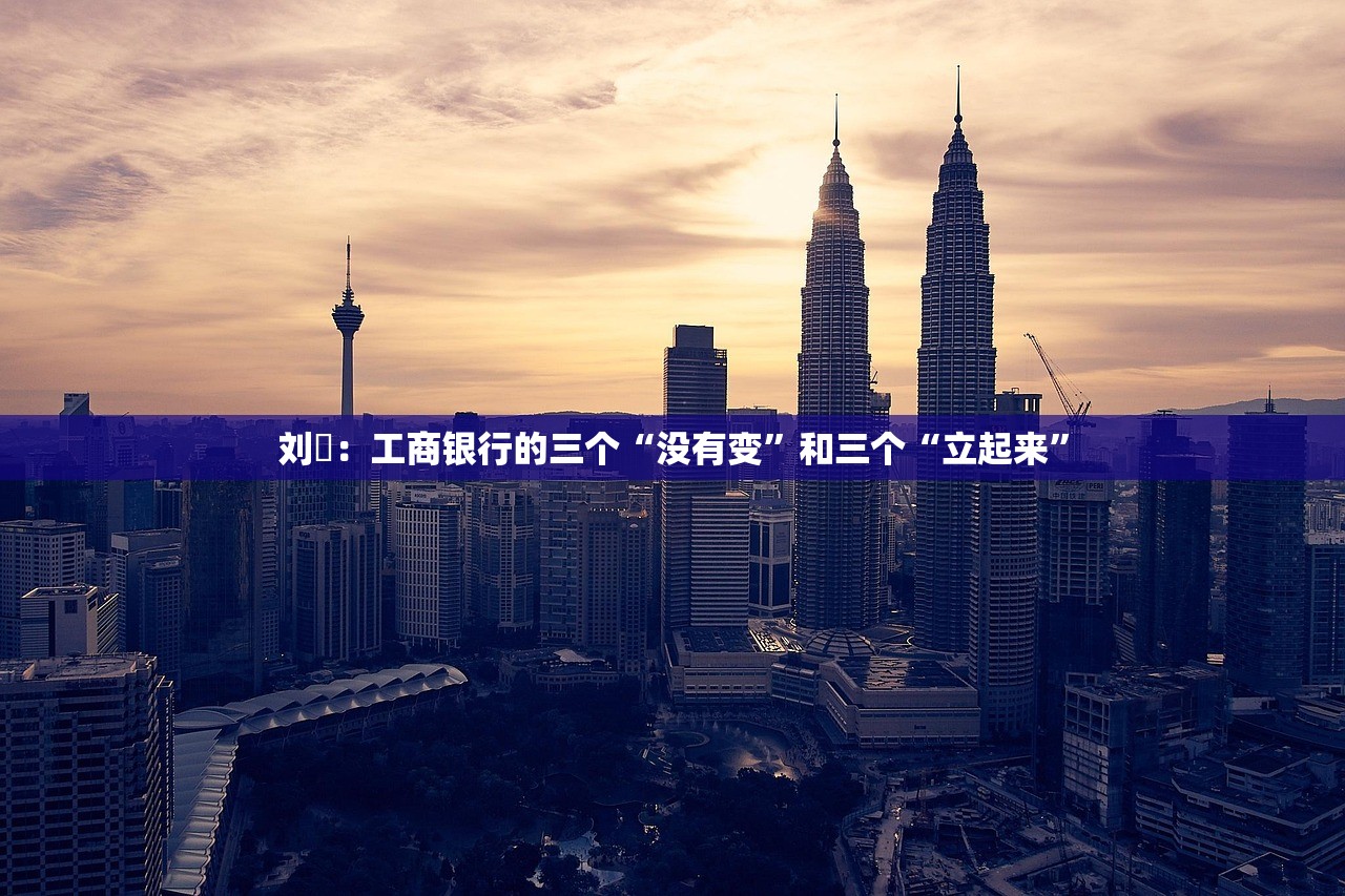 刘珺：工商银行的三个“没有变”和三个“立起来”