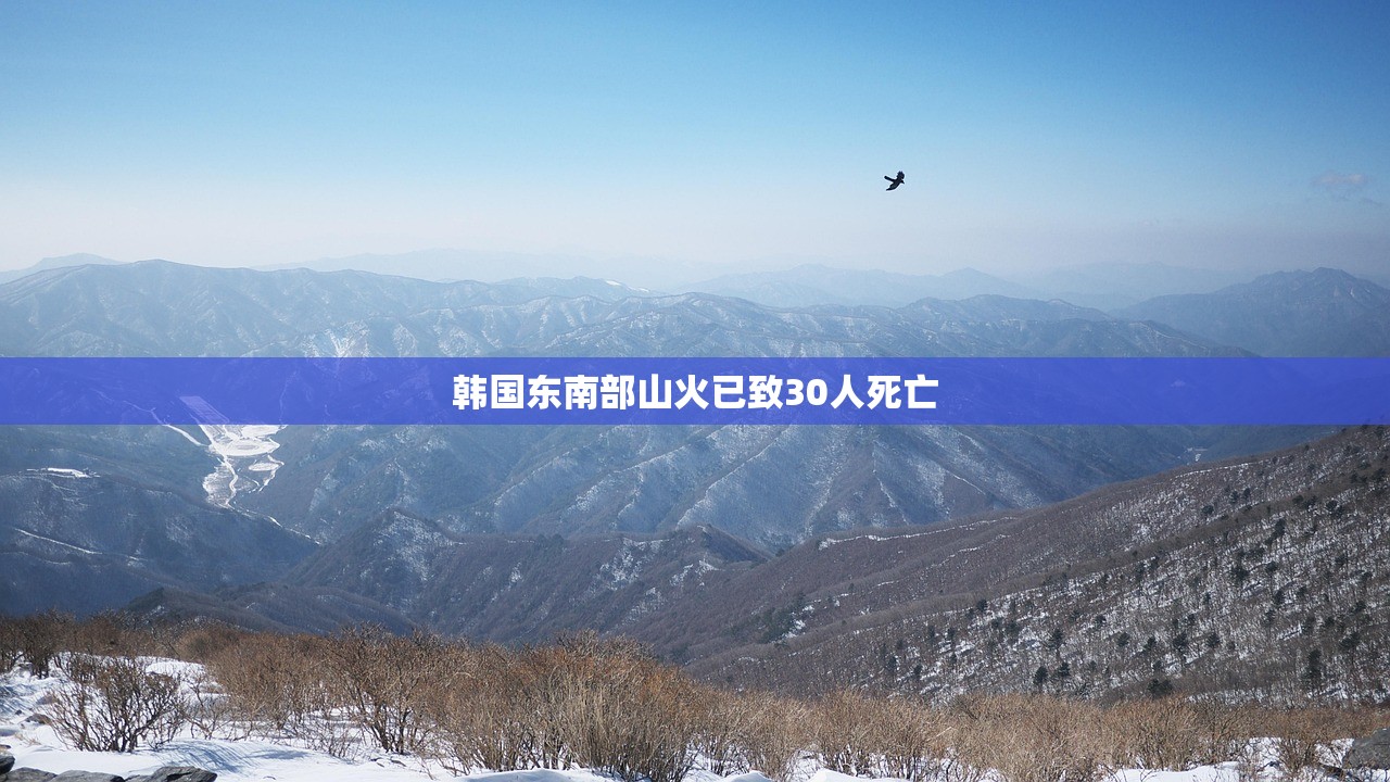 韩国东南部山火已致30人死亡
