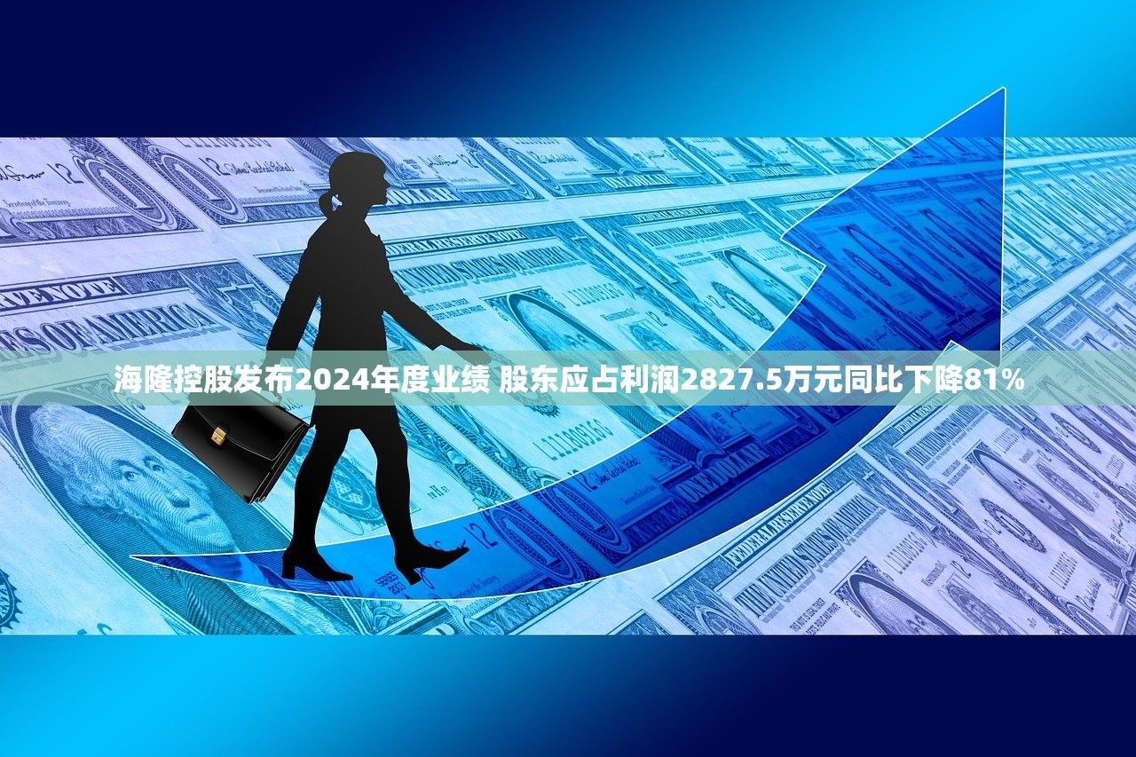 海隆控股发布2024年度业绩 股东应占利润2827.5万元同比下降81%