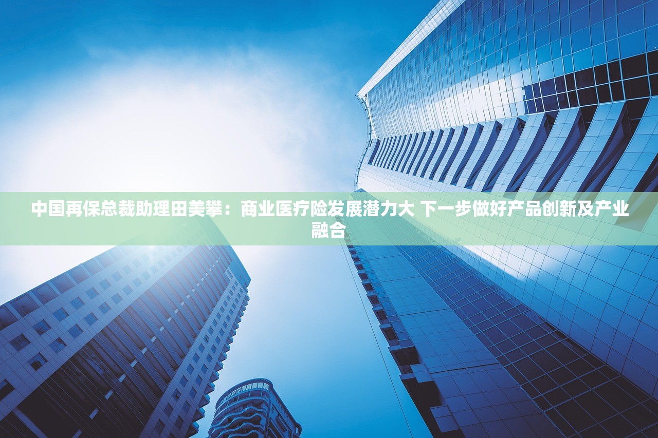 中国再保总裁助理田美攀：商业医疗险发展潜力大 下一步做好产品创新及产业融合