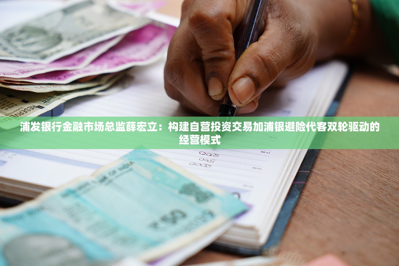 浦发银行金融市场总监薛宏立：构建自营投资交易加浦银避险代客双轮驱动的经营模式