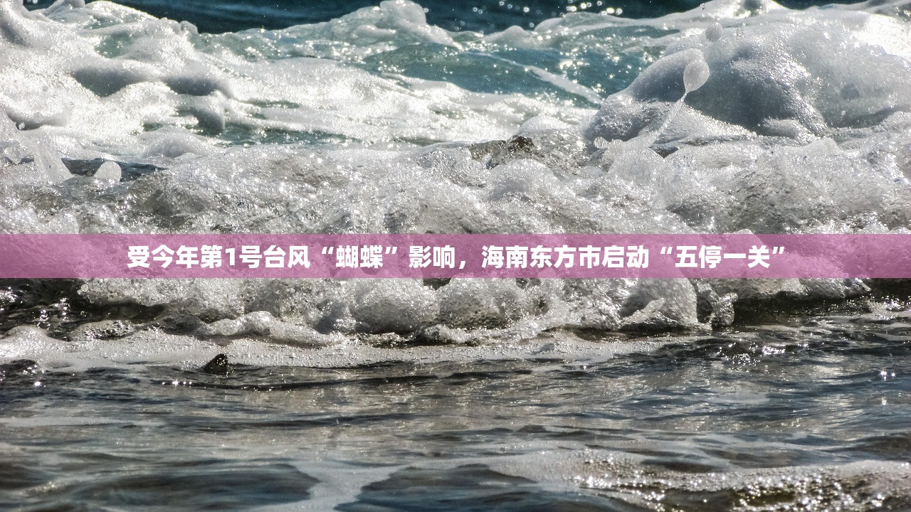 受今年第1号台风“蝴蝶”影响，海南东方市启动“五停一关”