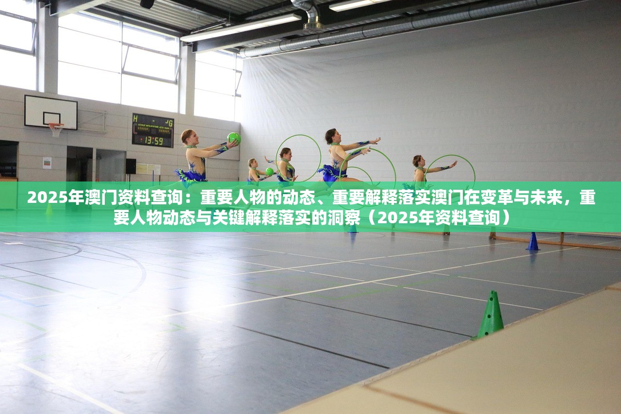 2025年澳门资料查询：重要人物的动态、重要解释落实澳门在变革与未来，重要人物动态与关键解释落实的洞察（2025年资料查询）