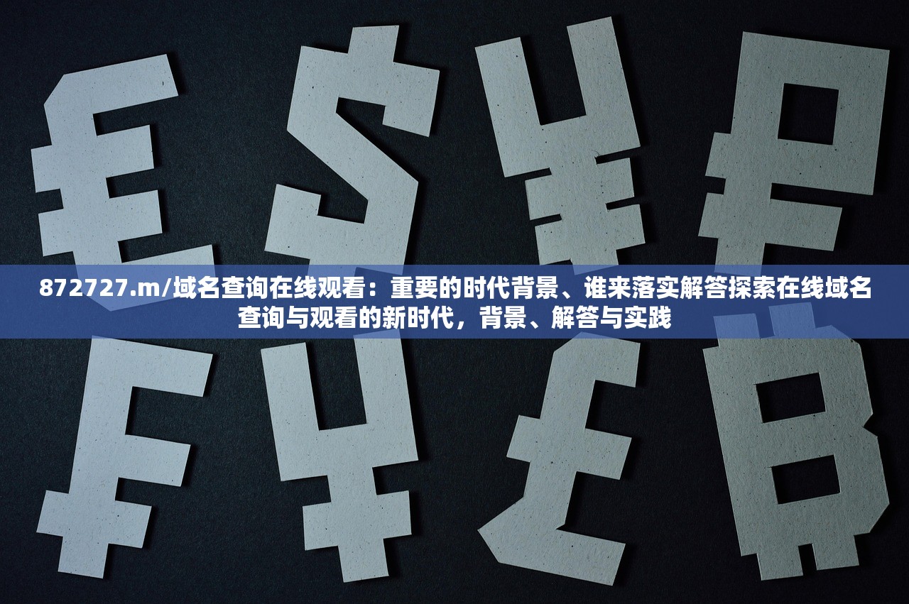 872727.m/域名查询在线观看：重要的时代背景、谁来落实解答探索在线域名查询与观看的新时代，背景、解答与实践